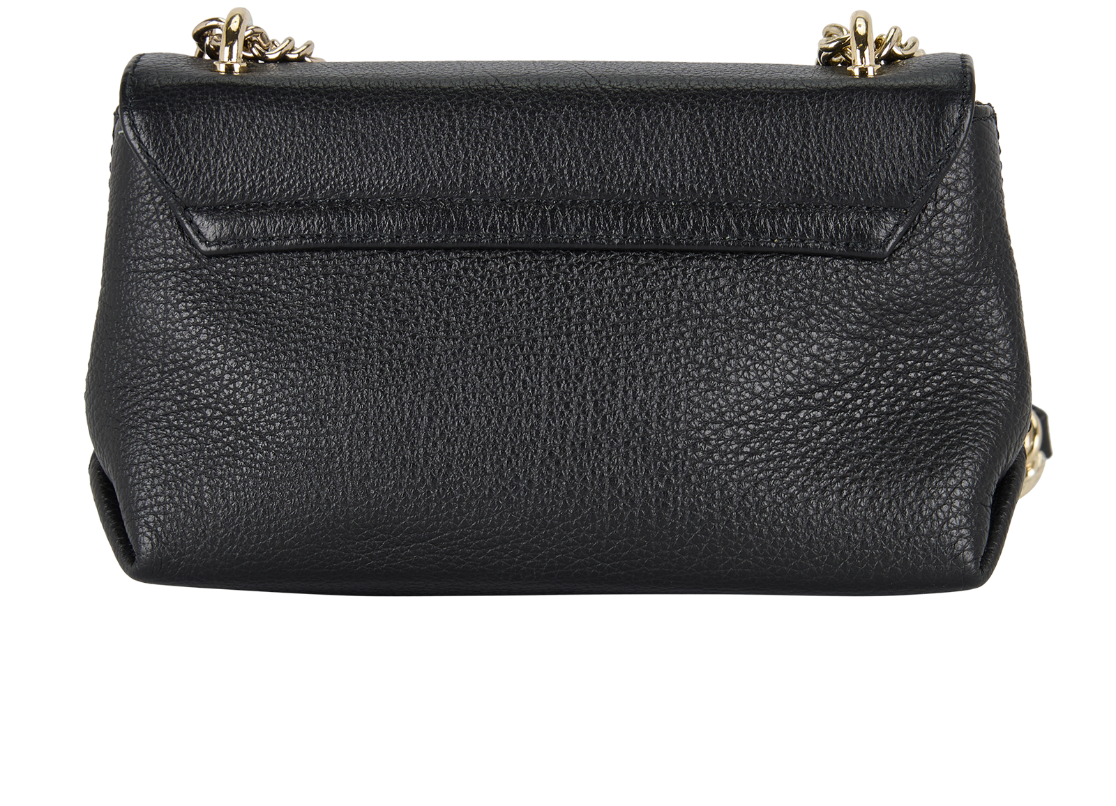 Small Balmoral Bag, &pound;150, Handbags, Black, Leather, Back view